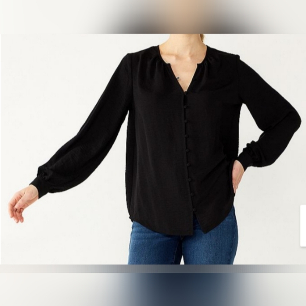 Women's Nine West Button Down Casual Shirt Size Large #60